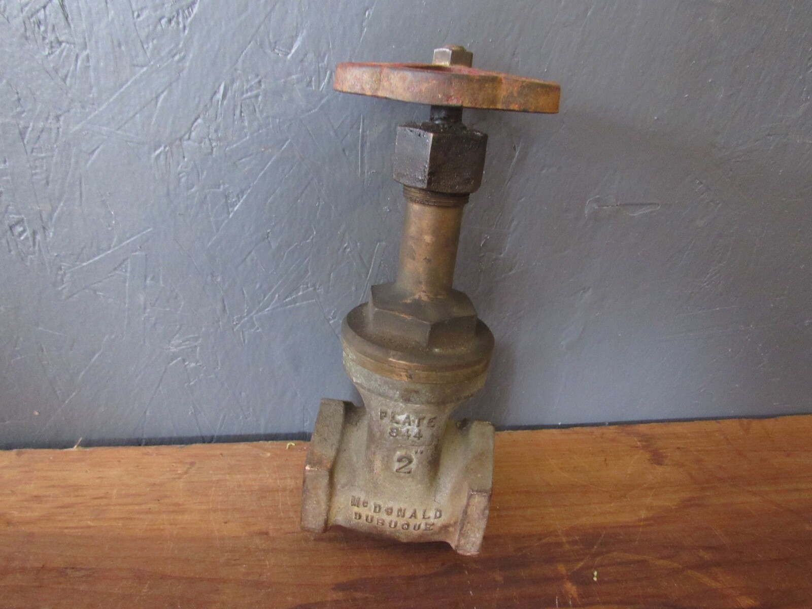 Vintage OPW OHIO 2″ Brass Valve HEAVY GAUGE STEAM PUNK USA