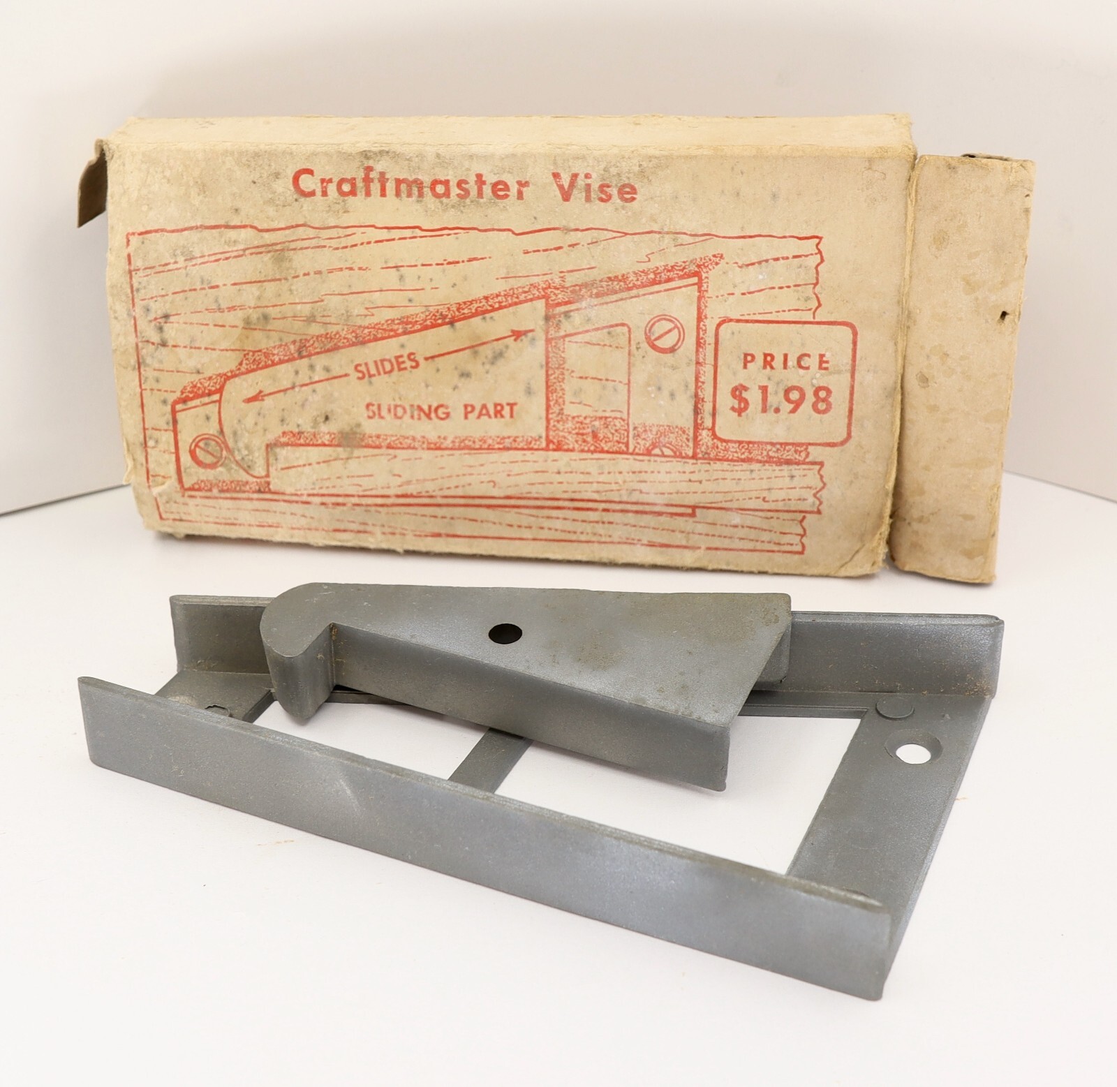 VINTAGE Craftmaster Vise for Workbench Planing Work Holding Never Used