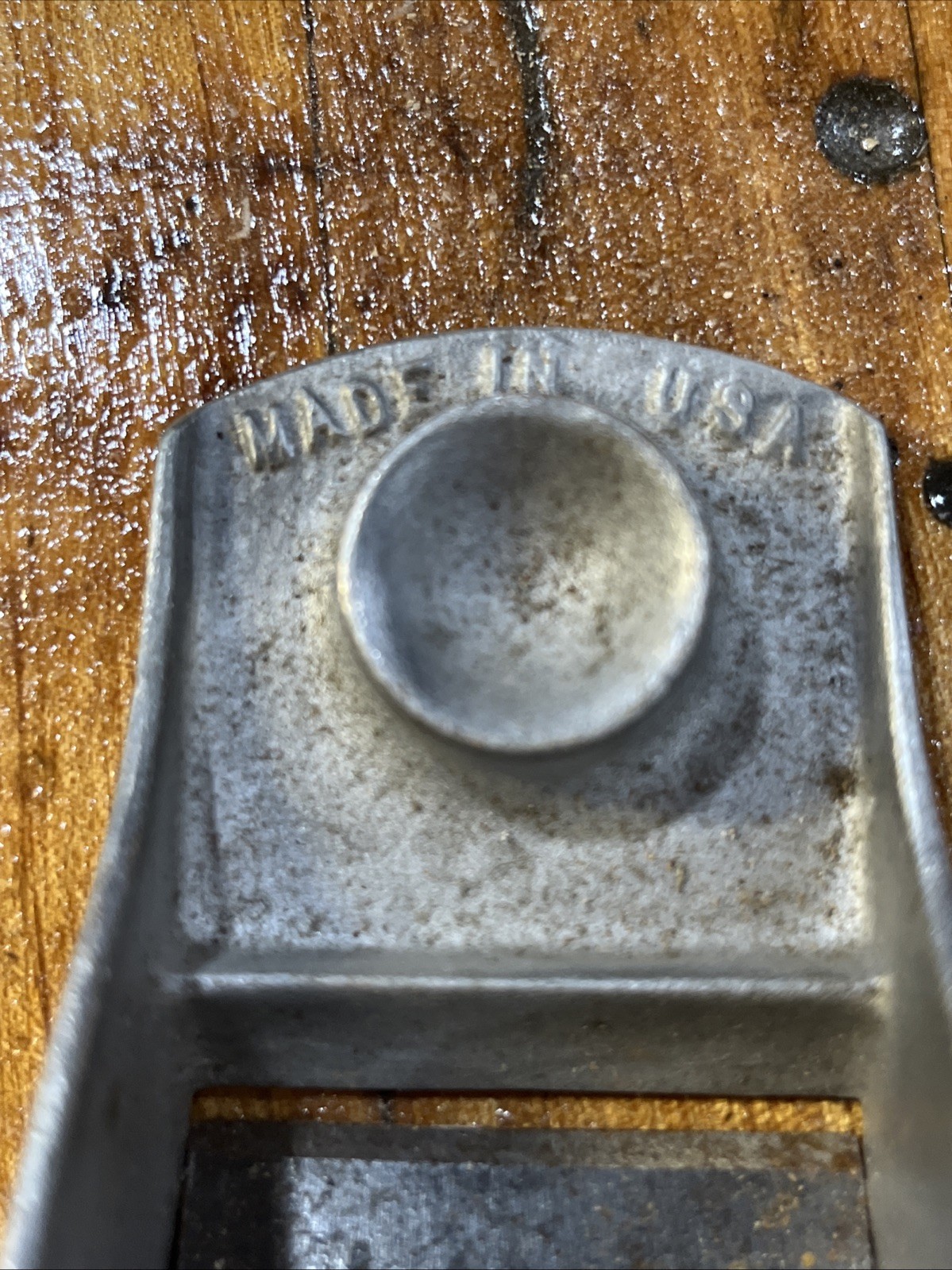 Vintage Foster-Kinsey Aluminum Block Plane, 7 Inches Long, Buffalo, NY. Used.
