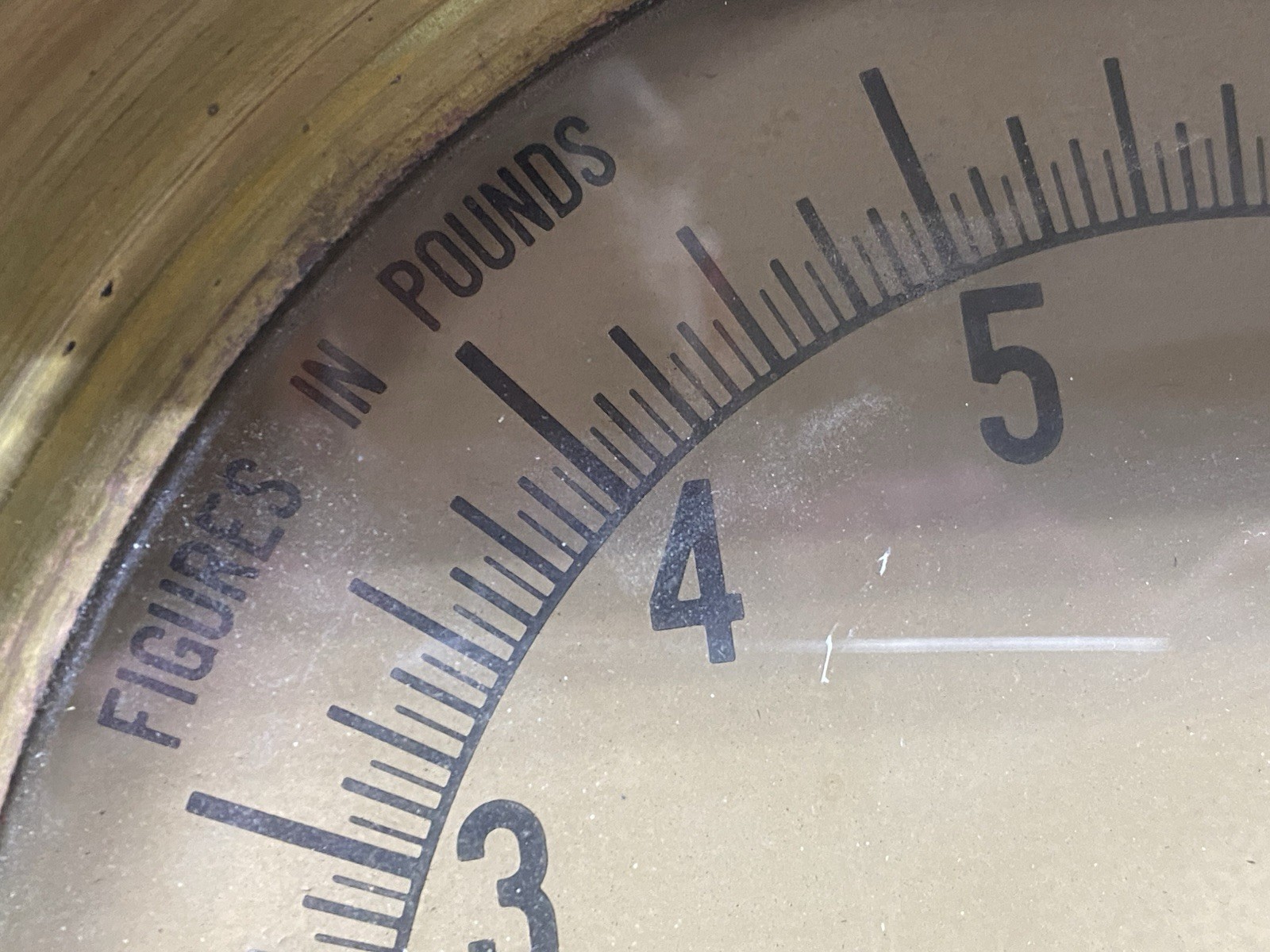 Antique Jas. P. Marsh Chicago Antique Brass Steam Pressure Gauge Made In USA