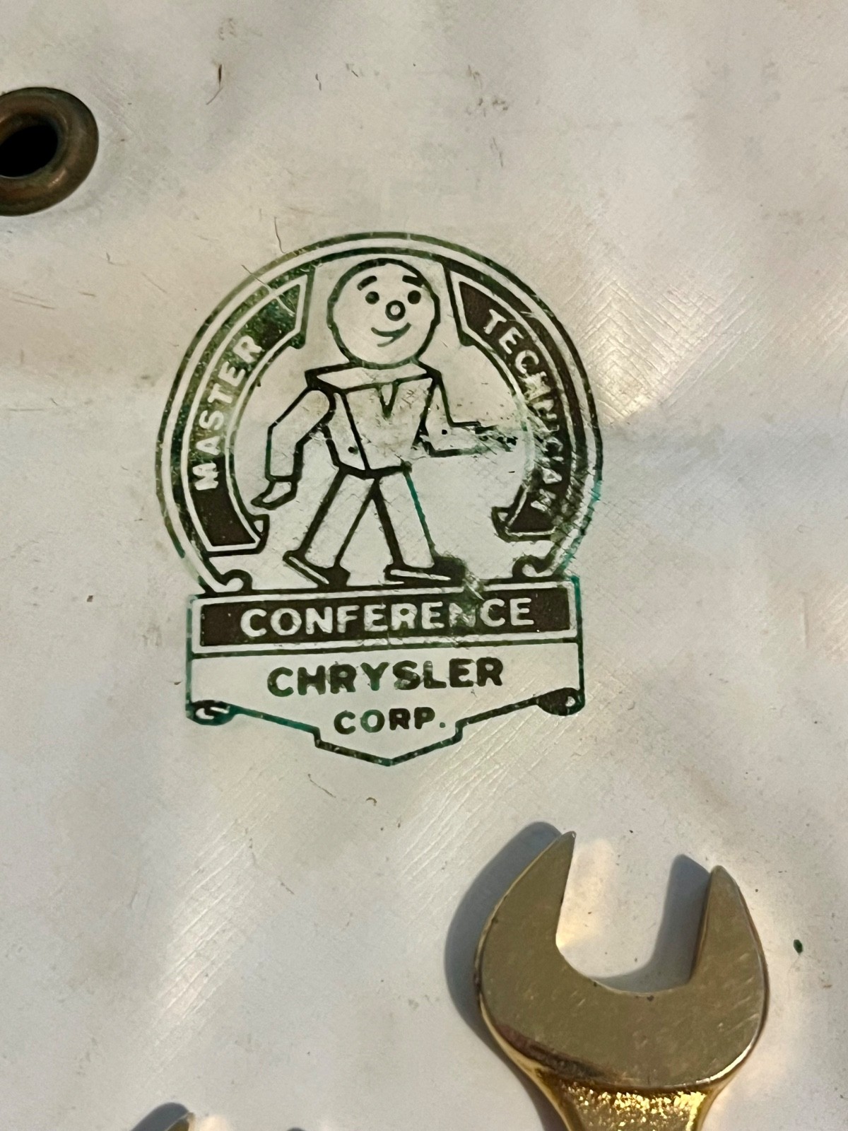 Vintage Chrysler Corp. Master Technician Gold Tool USA Bonney