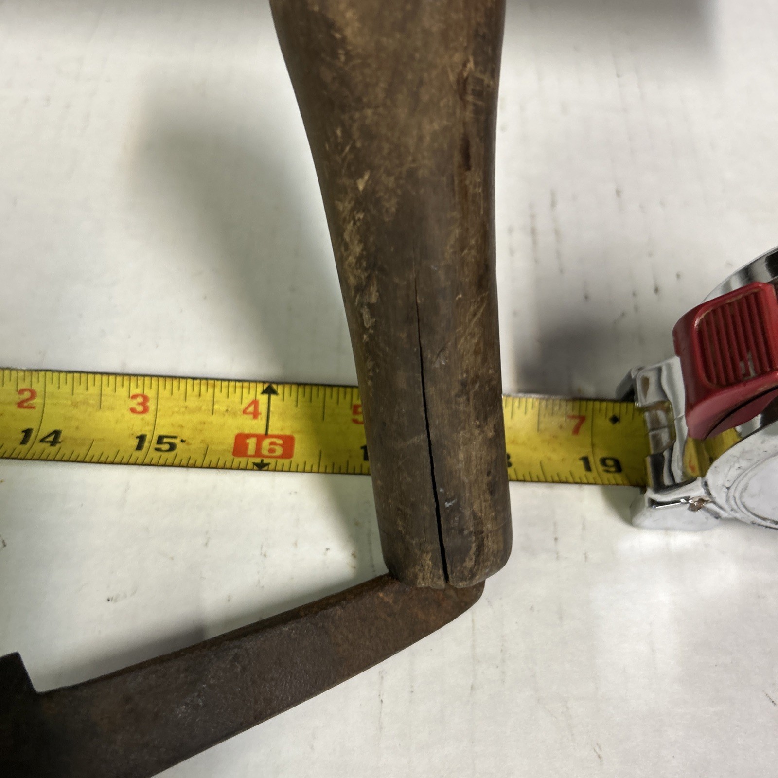 Vintage F L WILLIAMS 9” Blade Draw Knife 171/2 Overall Length Philada