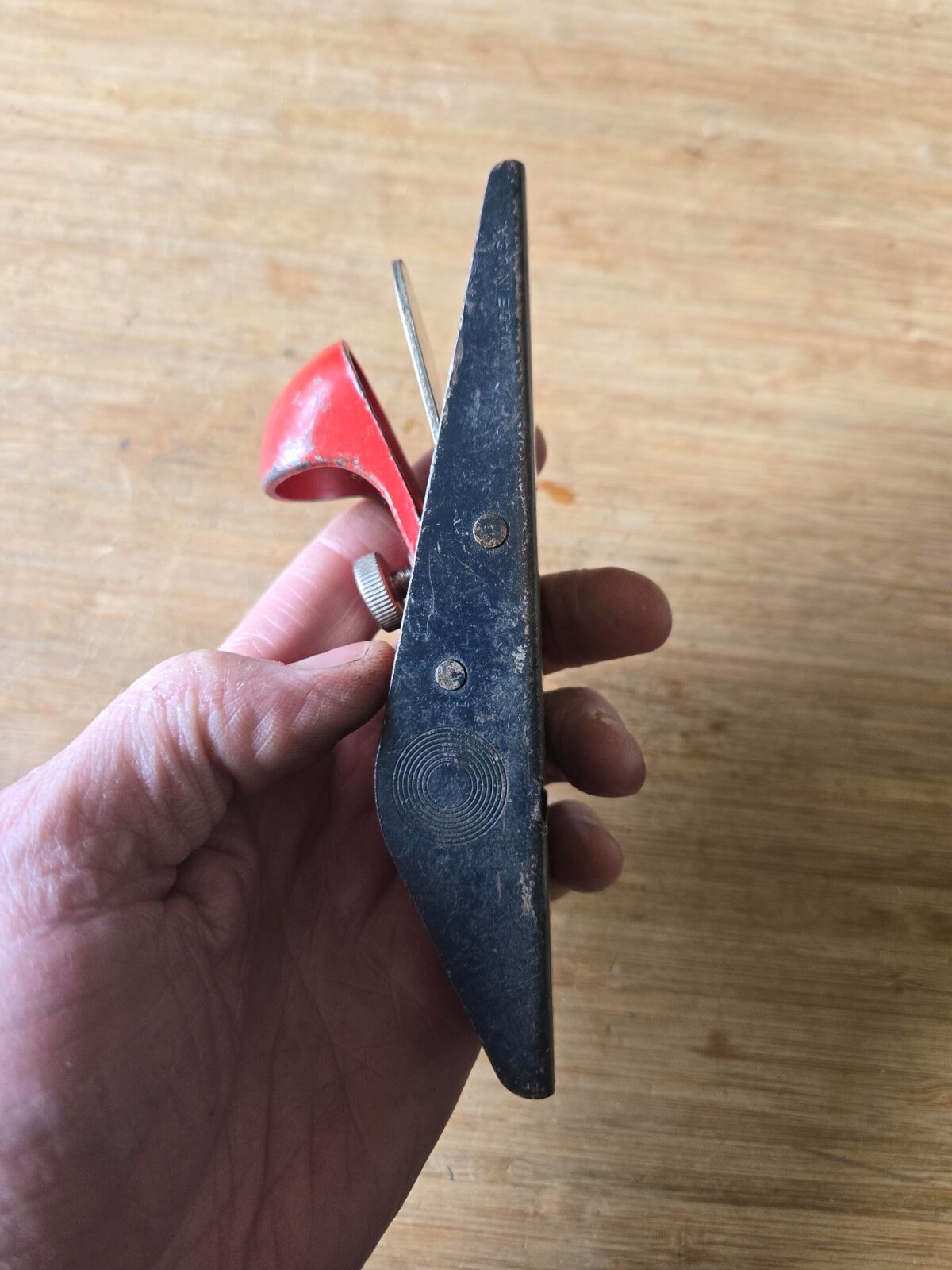 Vintage Stanley no.H-102 Long Size THUMB PLANE TOOL USA