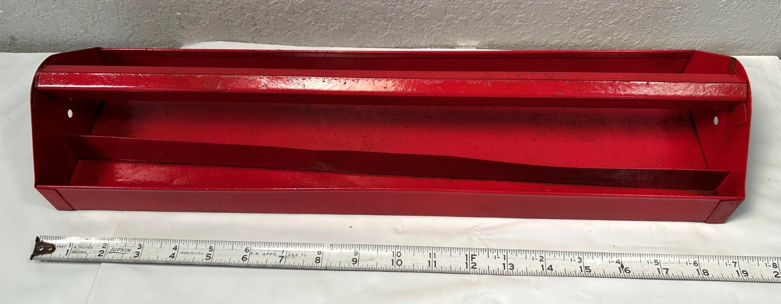Used VTG Craftsman 6516 Tombstone Hip Roof Metal Toolbox TRAY ONLY ~ 19x 5.5 x3″