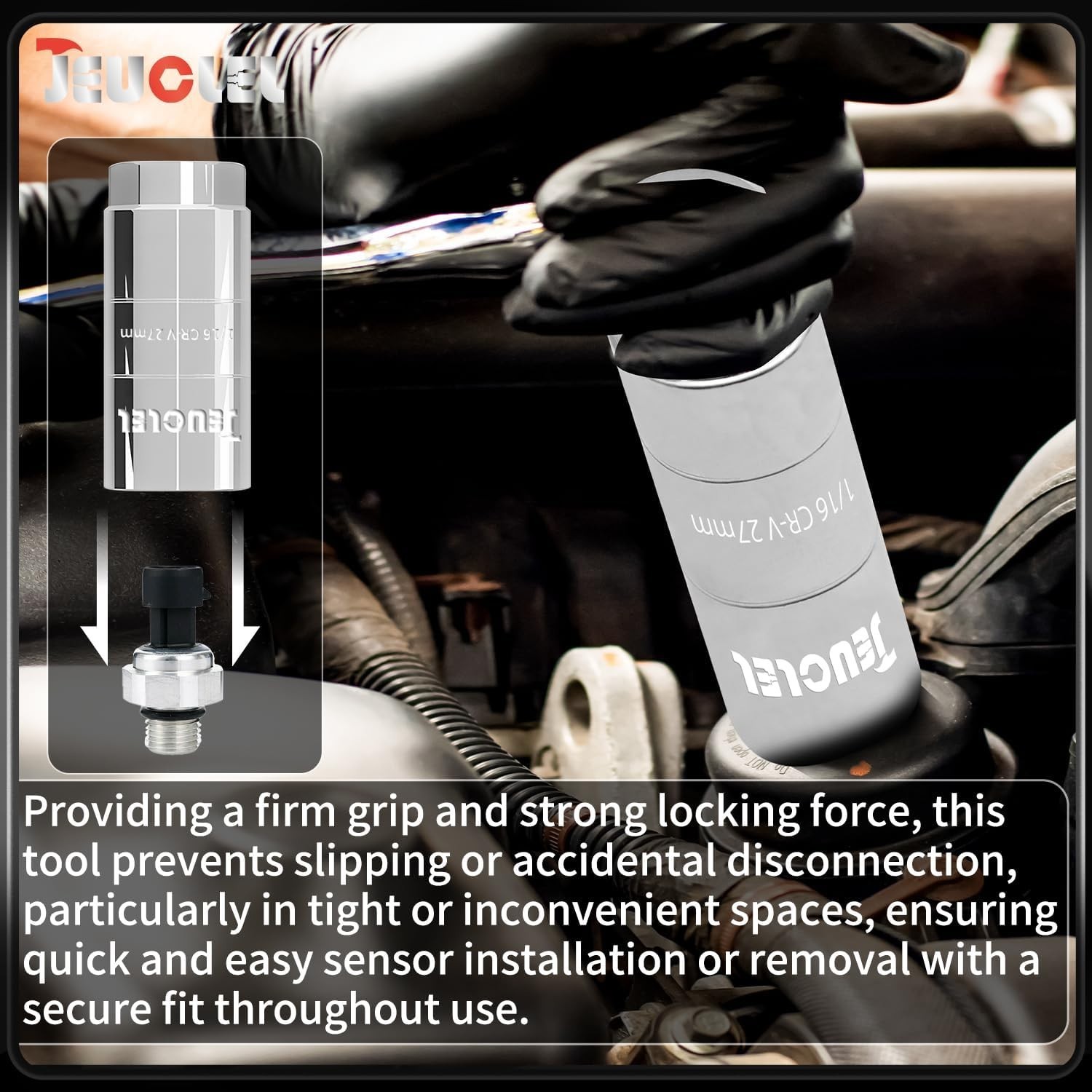 High-Strength 1-1/16″ Oil Switch Socket – 3/8″ Drive for Easy Installation