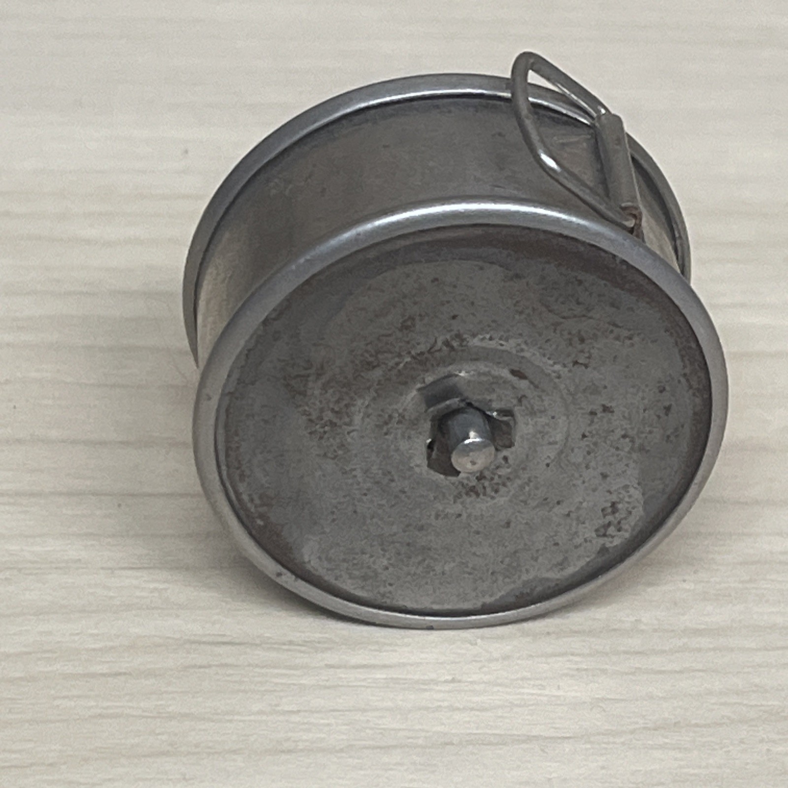 Vintage Metal Mini Tape Measure Round Flowers Leather Tape
