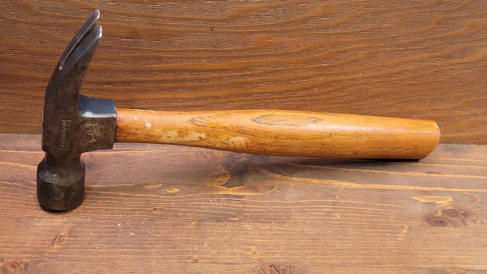 Vintage Vaughan 505M Straight Claw Hammer 24 oz. USA Milled Face Construction