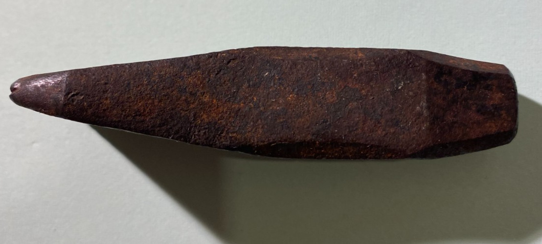 Vintage Iron Tradesman’s CREW PUNCH Tool Stamp Leather S HARGREAVES