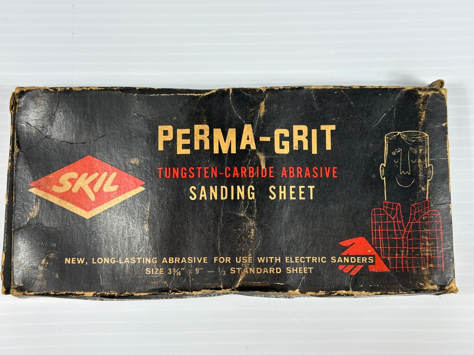 Vintage Skil Brand Perma Grit Tungsten Carbide No 18700 Fine Grit 150 Sandpaper