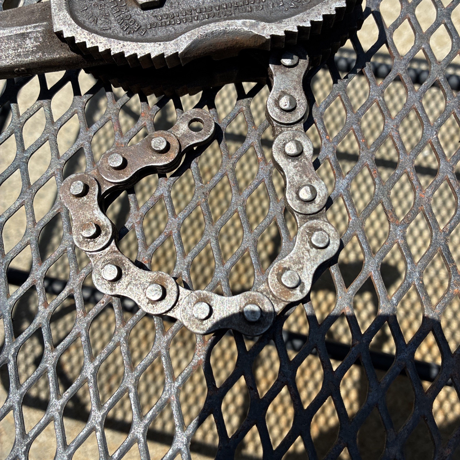 Vintage J.H. Williams Vulcan No. 30 Improved Chain Wrench 13 1/2” Brooklyn NY