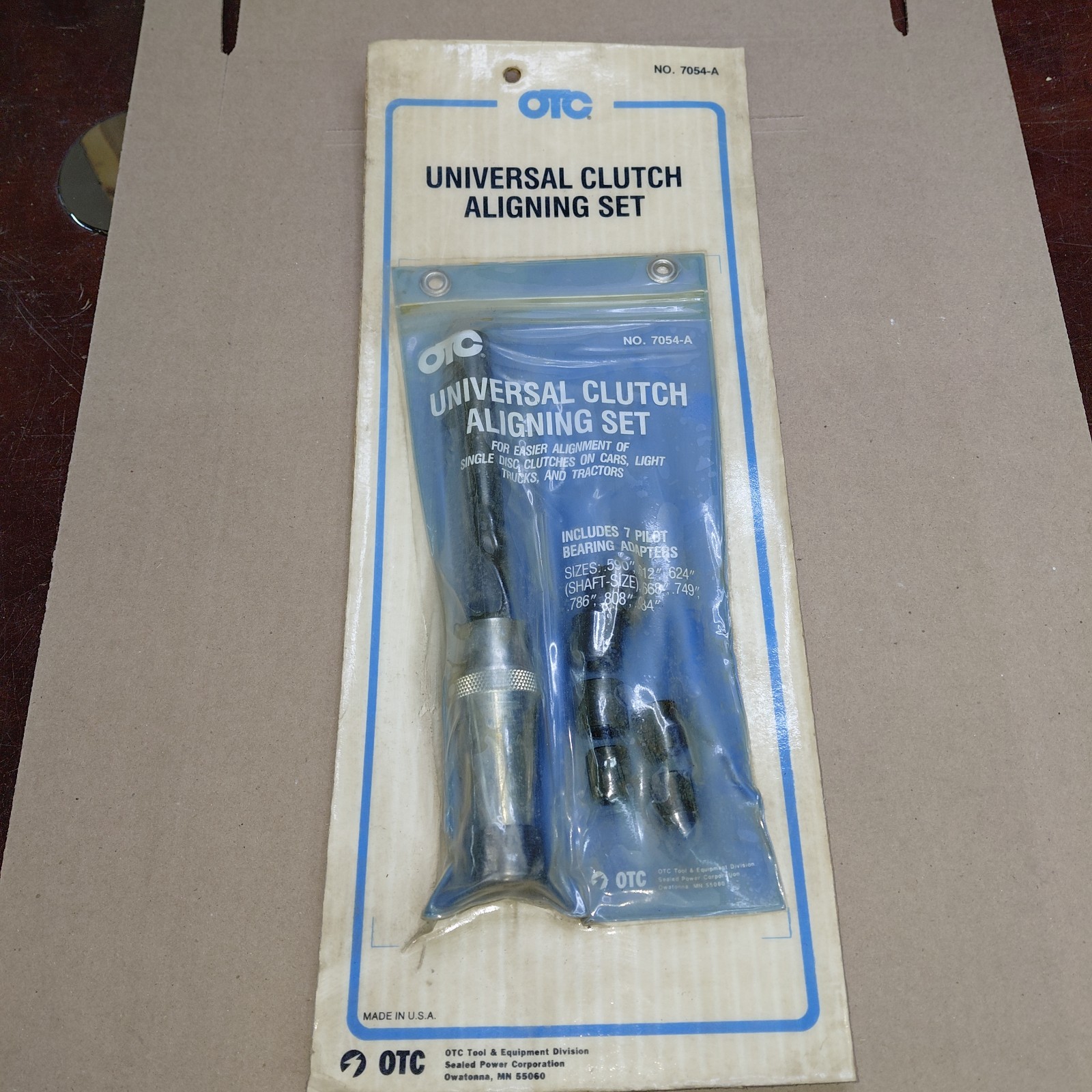 OTC 7054-A Universal Clutch Alignment set. New Old Stock.