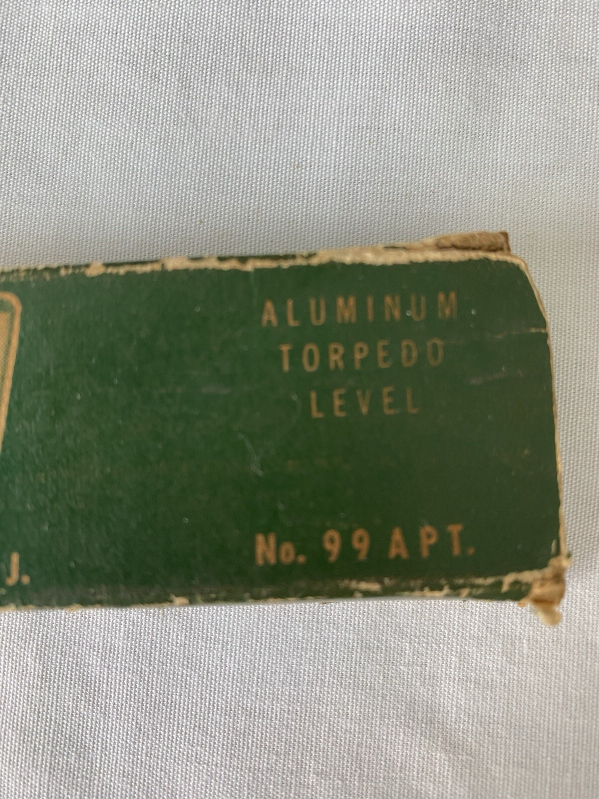 Vtg Exact Level Tool MFG. Co. High Bridge NJ Torpedo Level No.99 APT. W/Sleeve
