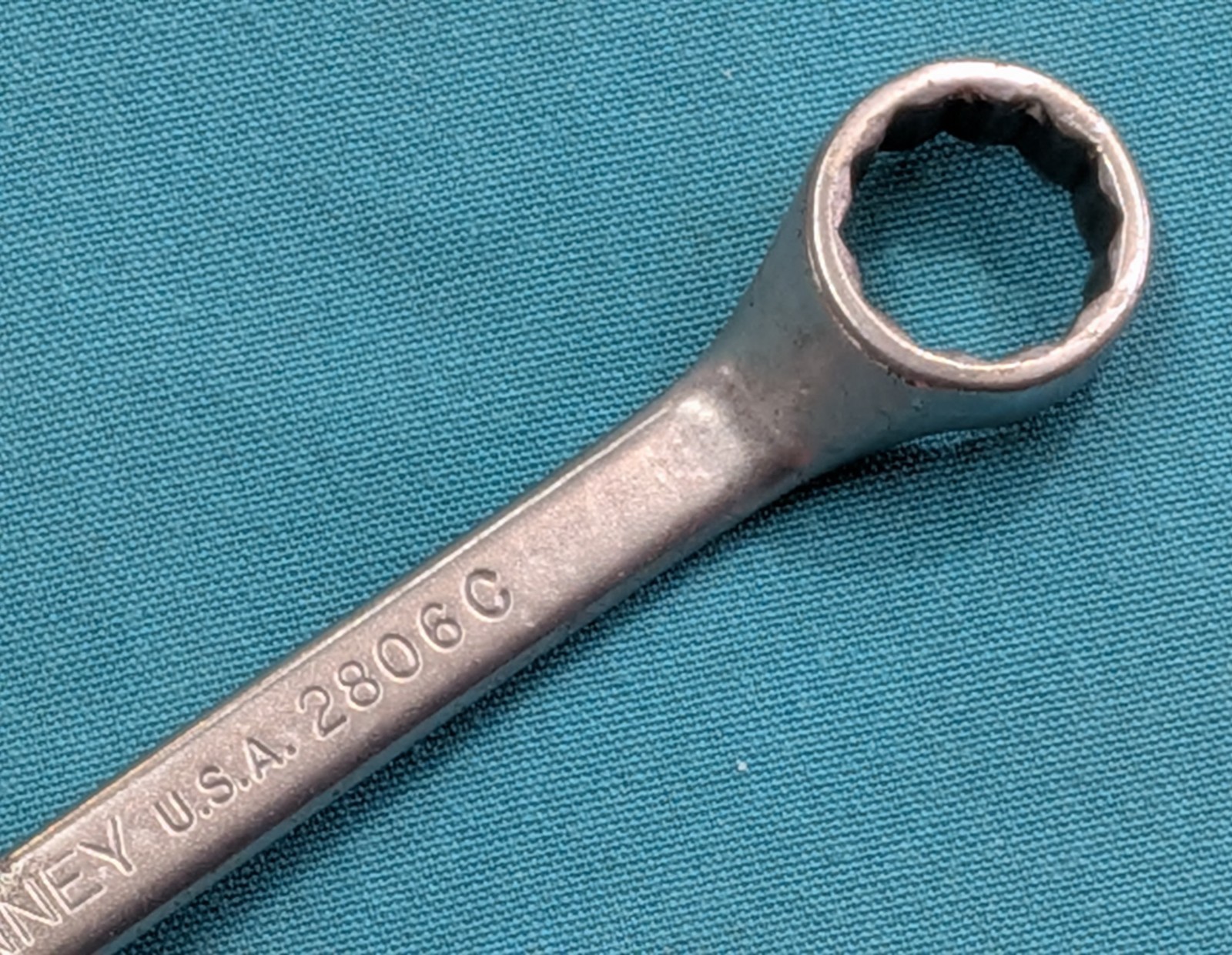 VINTAGE BONNEY BONALOY #2806C Wrench 5/8×11/16 Short Deep Offset 1952 Date Code?
