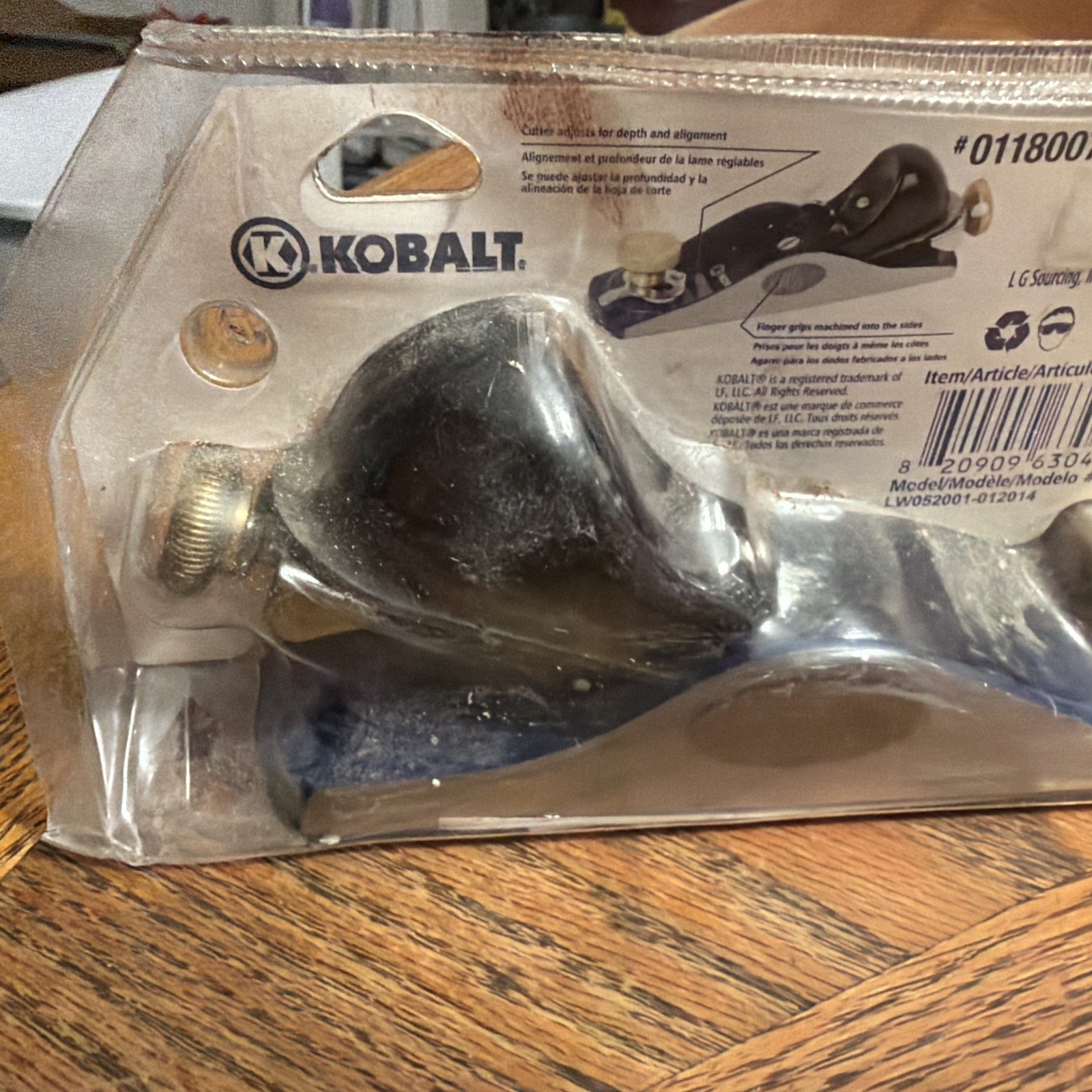 Kobalt Adjustable Block Plane 6.25″ x 1.625″ Cast Iron #0118007