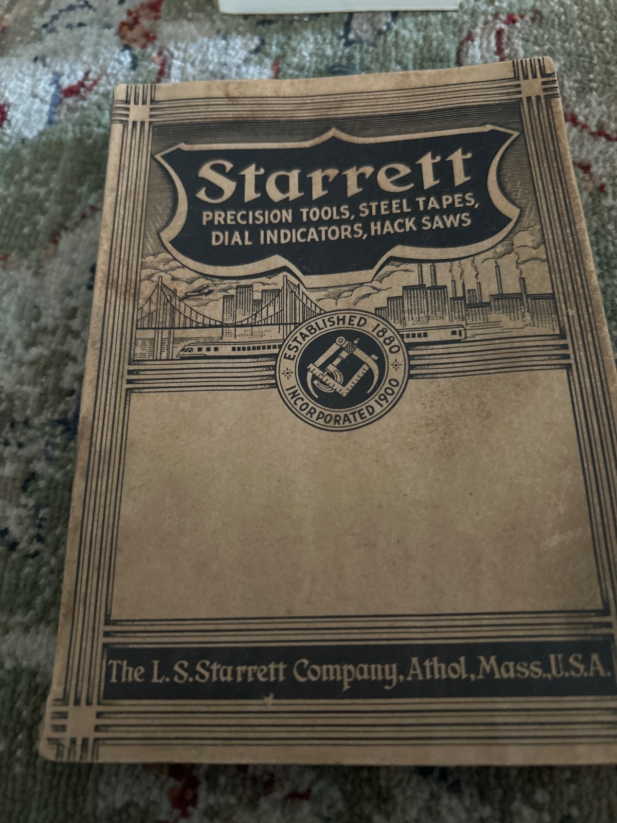 1938 Starrett Catalog 26 -Precision Tools and Steel Tapes