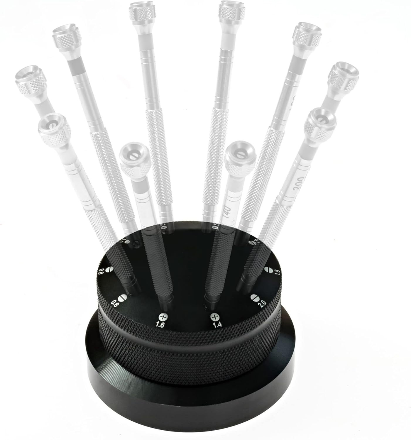 Professional Screwdriver Carousel Base (No Tools) by W&S for Holding 10-Piece Sc