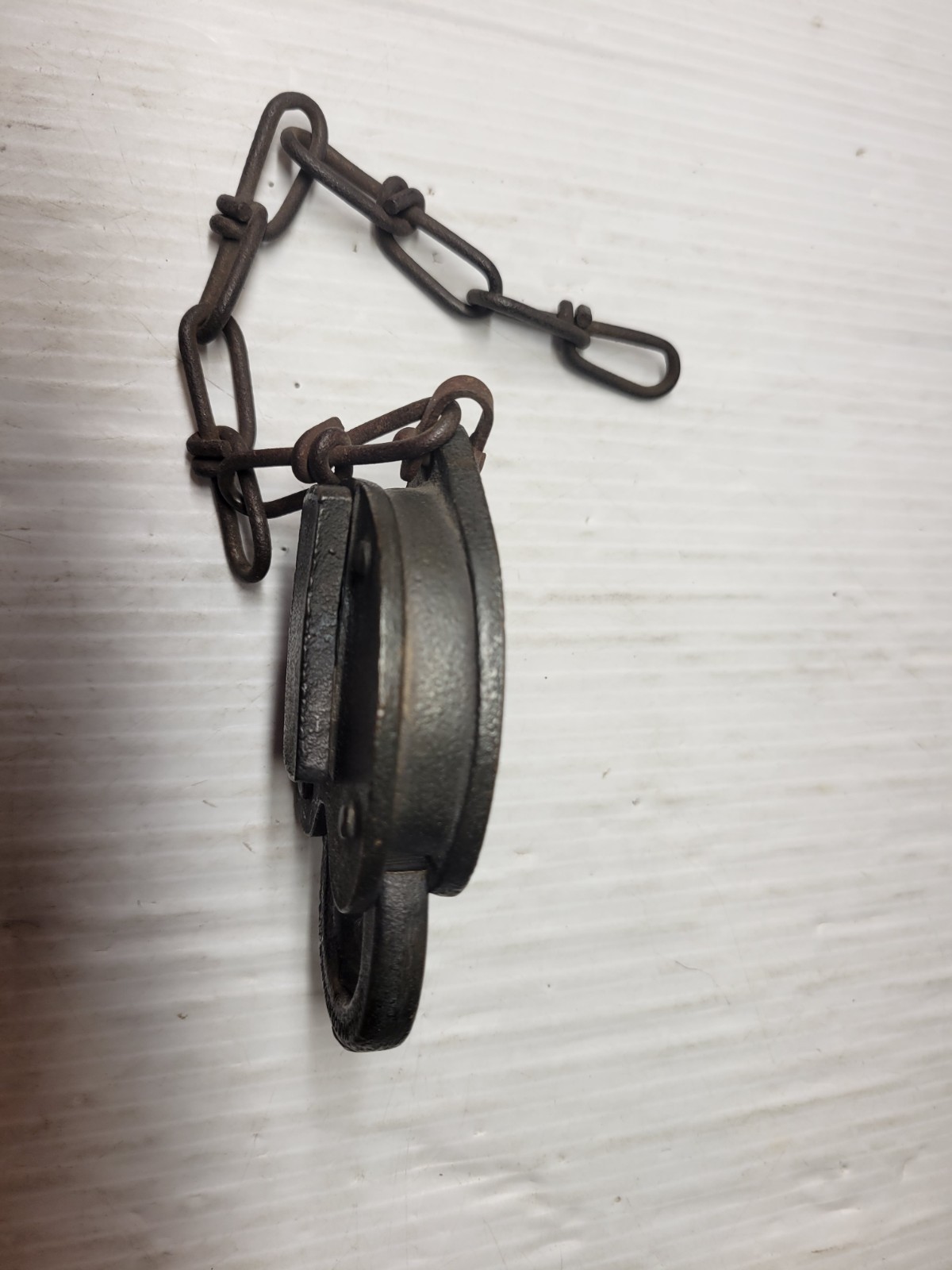 Vintage J.H.W. Climax Detroit Edison Padlock Lock