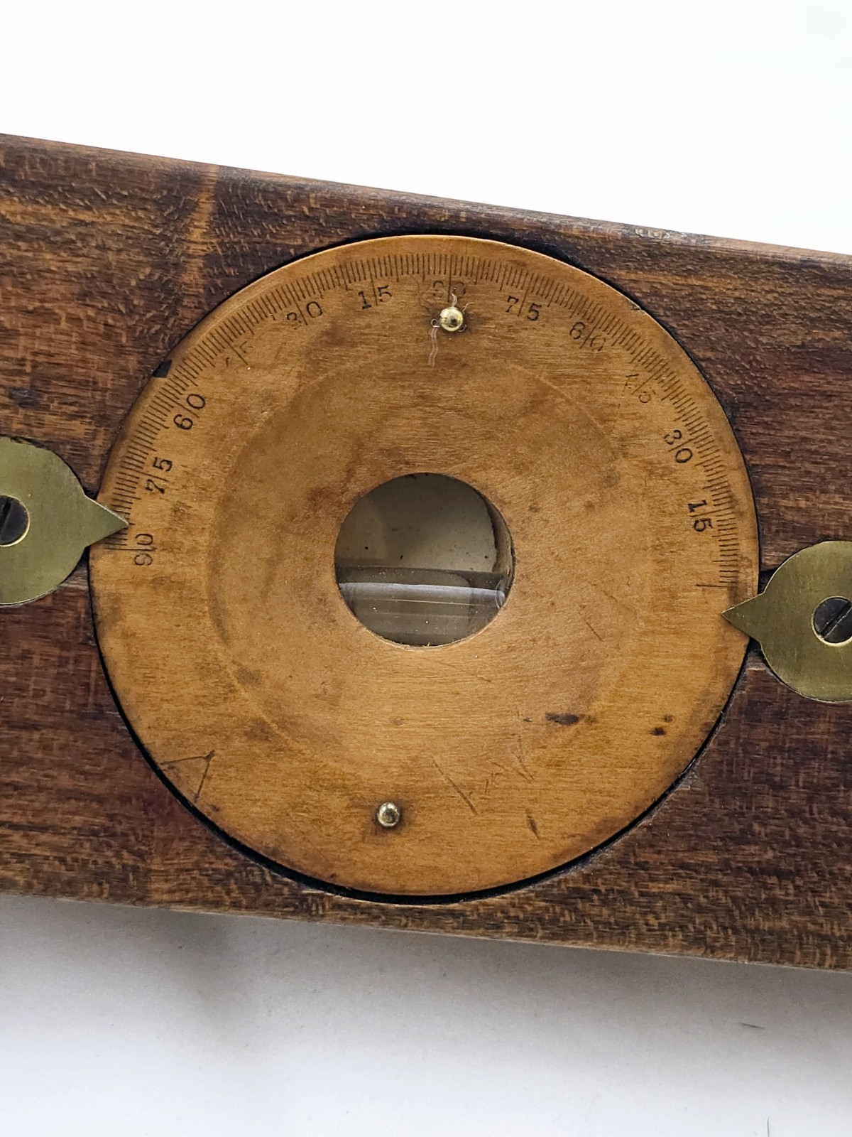 Antique Wood Pitch Level C.S. CO. 28″