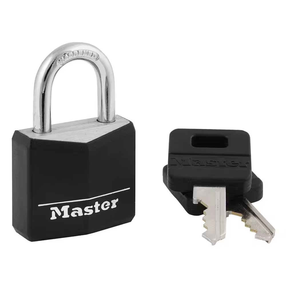 Lock with Key, 1-3/16 In. Wide
