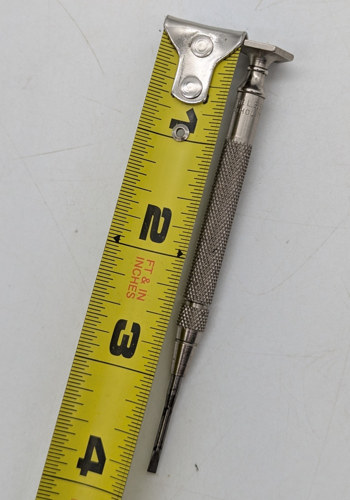 Vtg Starrett 552 Opticians Jewelers Screwdriver Grip Holder