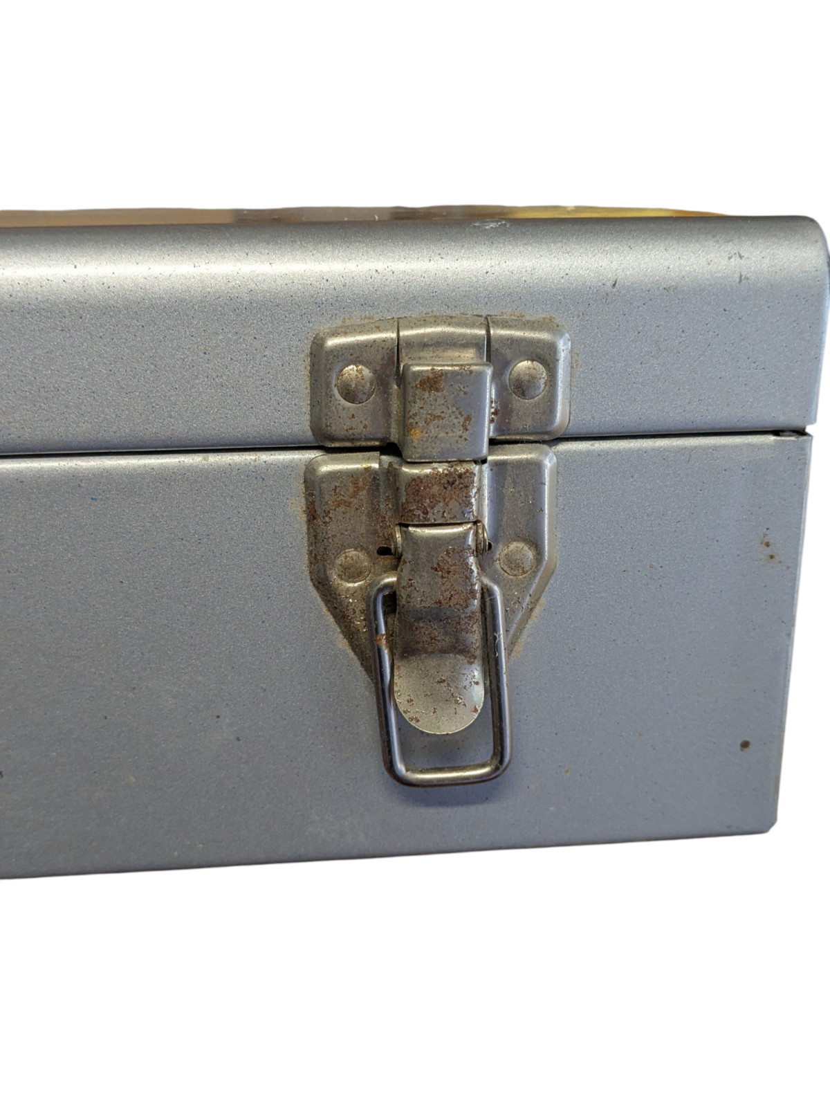 Porter Cable Metal Tool Case 23″ Vintage Storage Box USA Latches-Free Shipping
