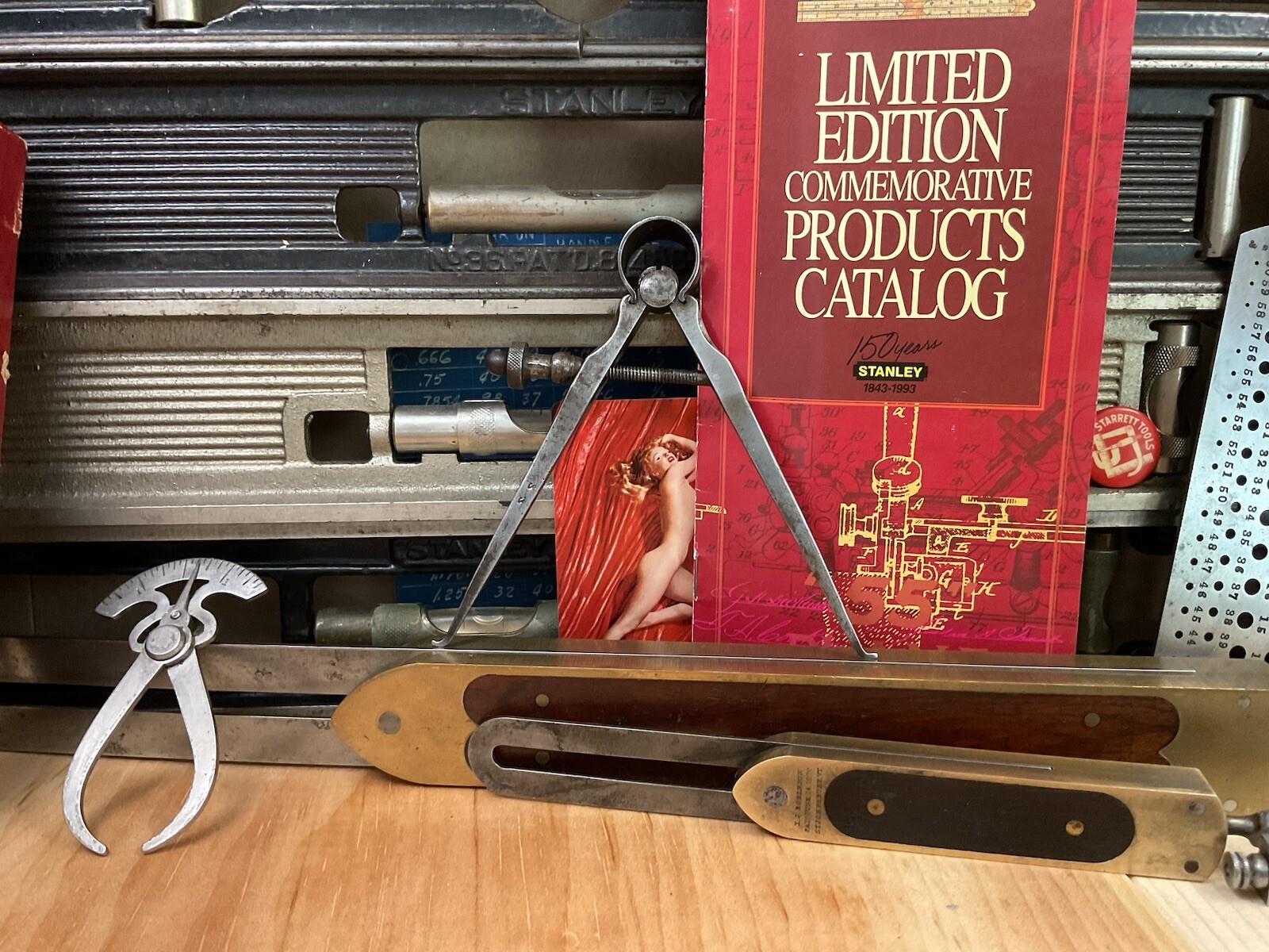 J. Stevens A & T Co. Caliper – Rare Antique Tool – Patents 1886 1888 – Machinist