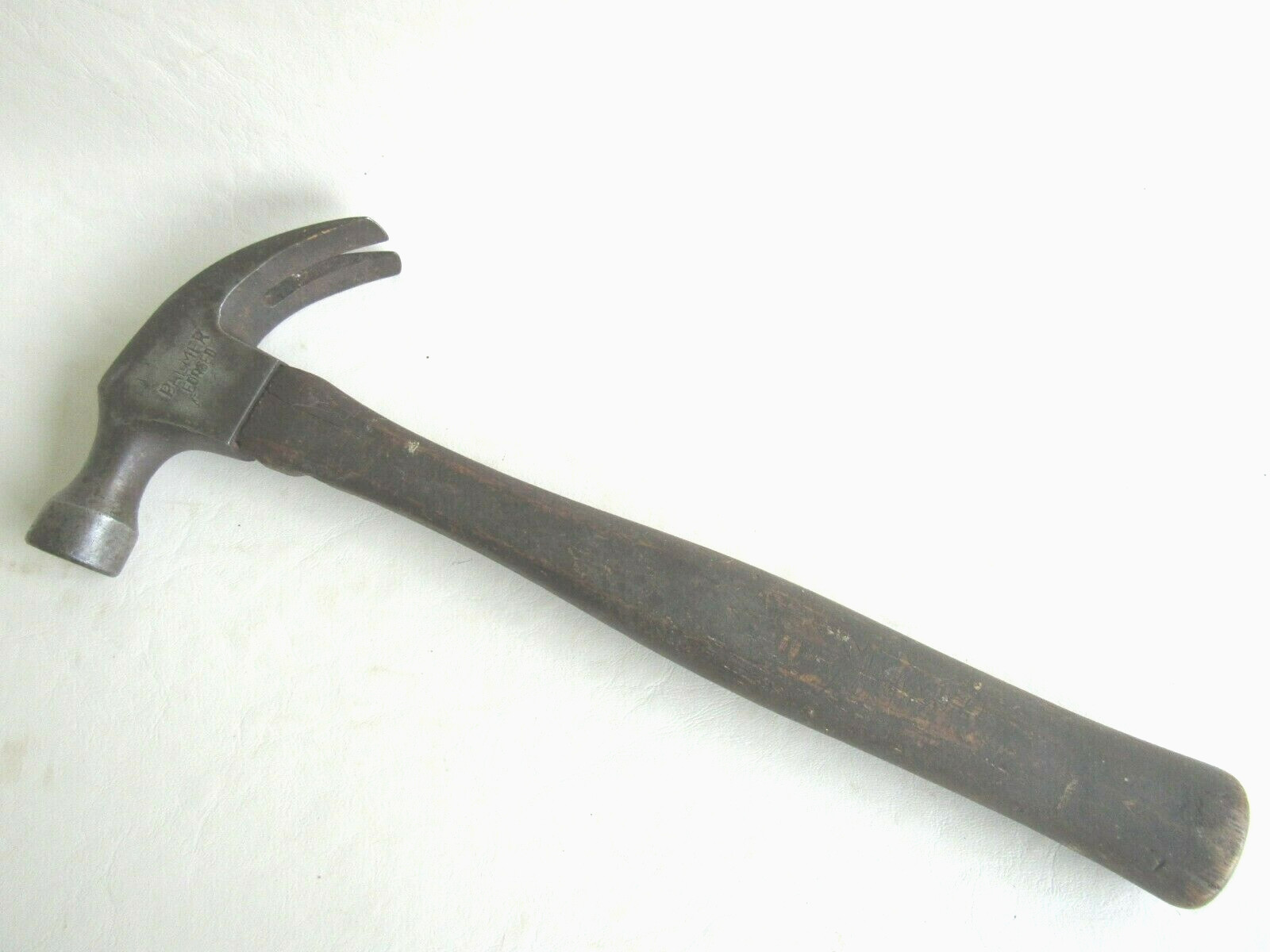 Vintage PALMER FORGED Claw Hammer, weighing 1 lb., 12 1/4 Inches Long. Used.