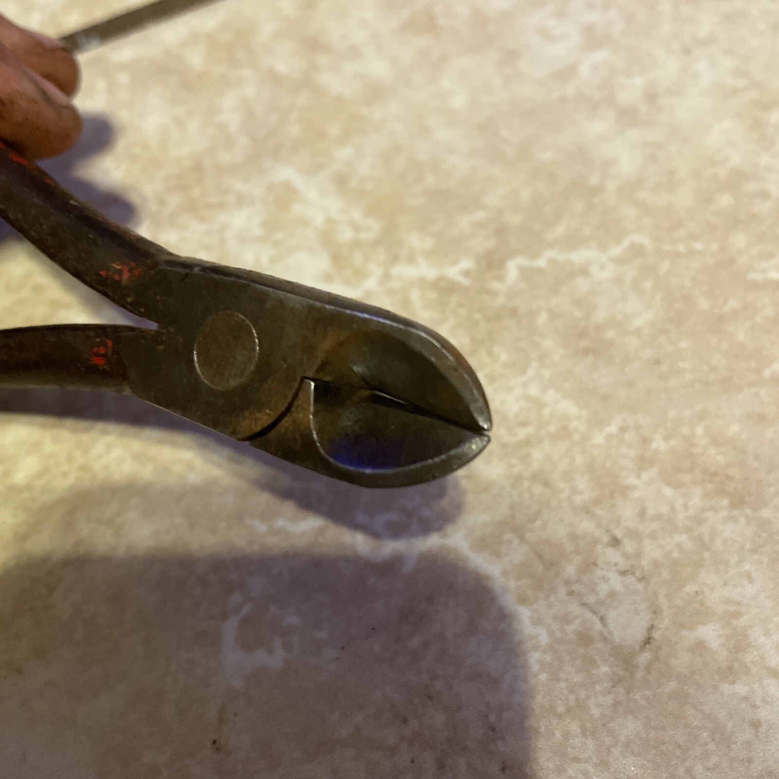 Vintage 5-3/4 Side Cutters with Ornamental Handles Made In British Zone Germany!