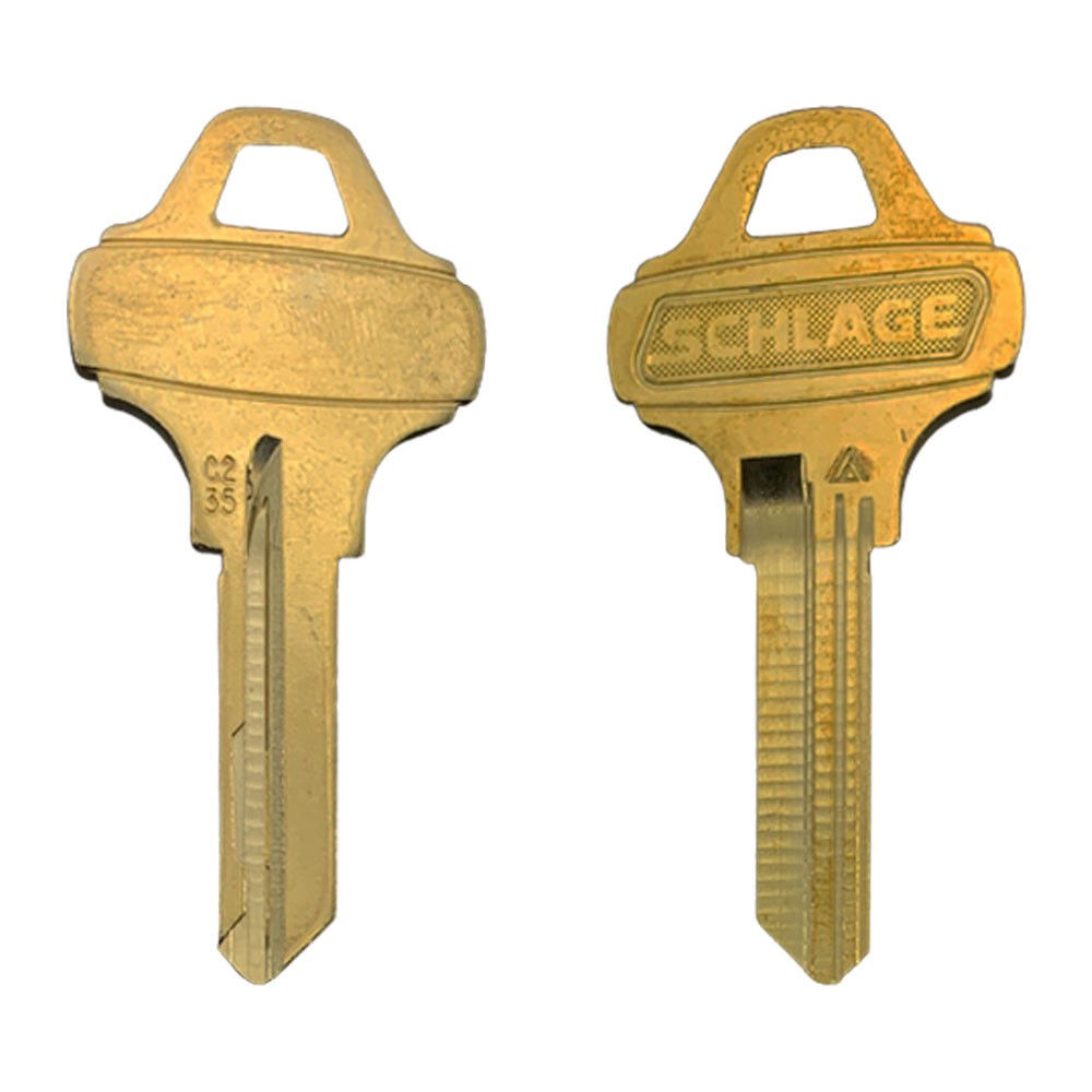 C235 Key Blank 6-Pin Brass