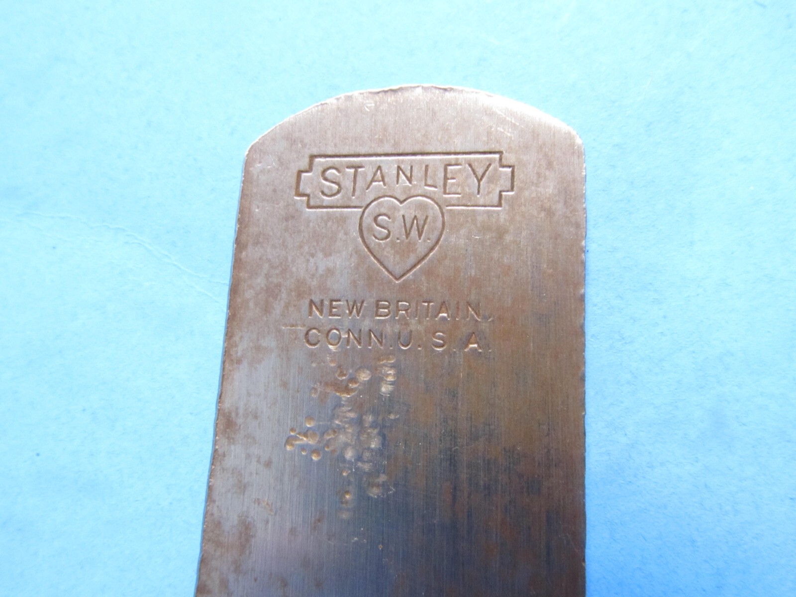 parts – early sweetheart iron blade cutter Stanley 78 180 190 wood rabbet plane