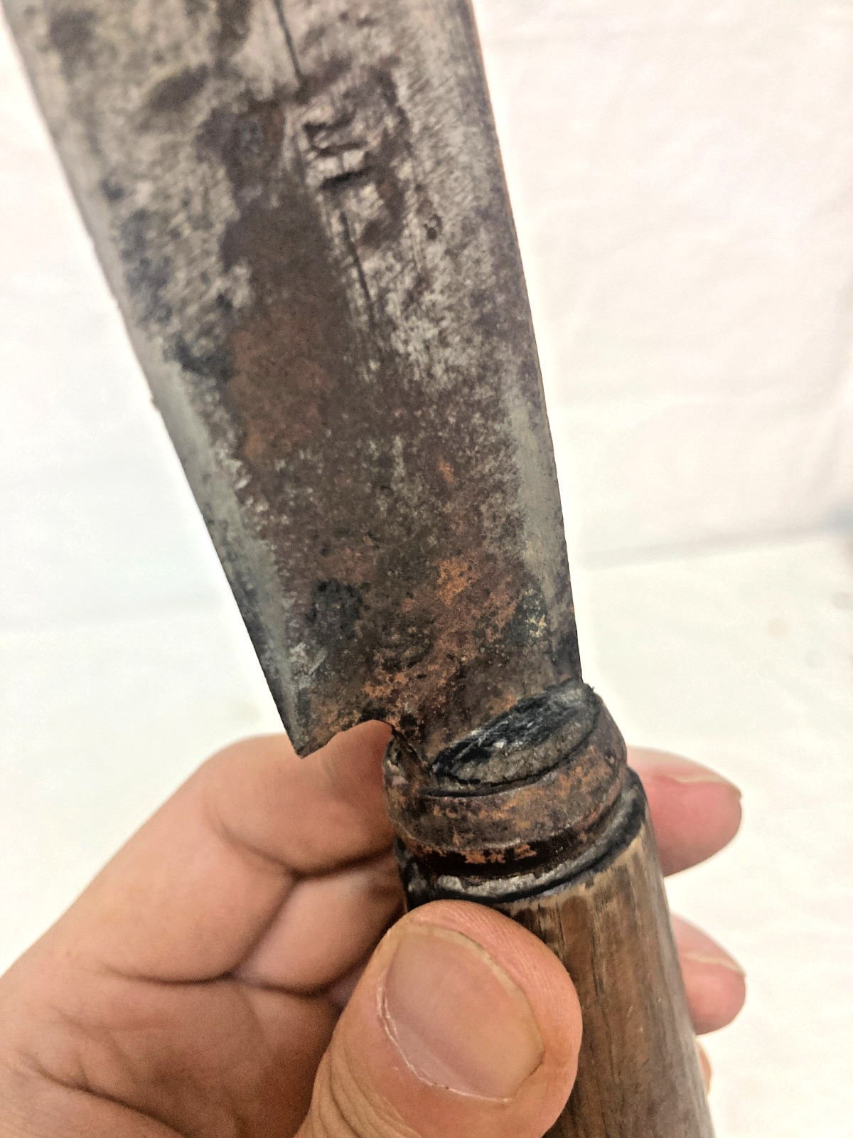 Vintage Japanese Nata Hatchet 312g One Handed Tool Bark Peeling Knife