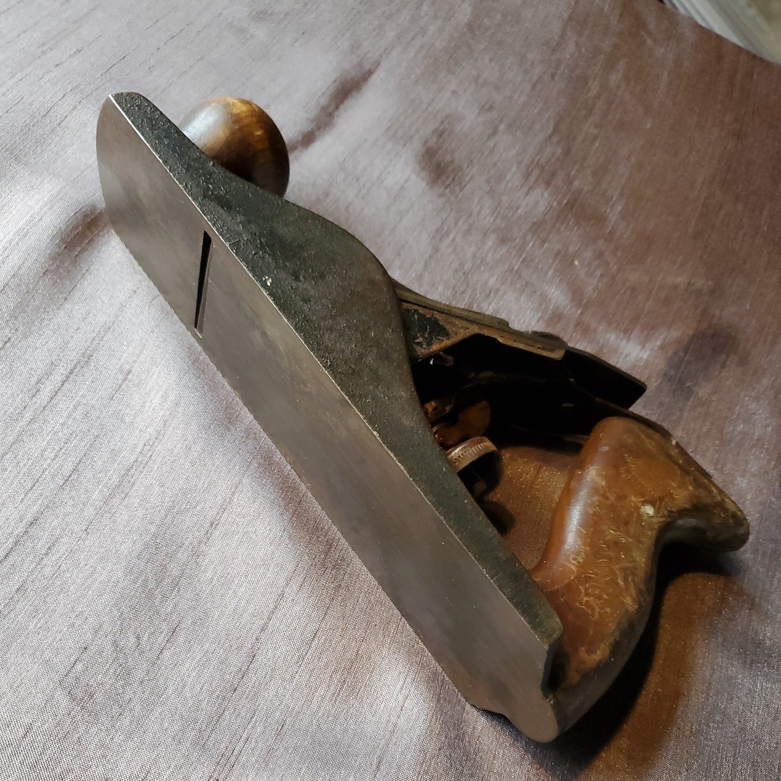 Vintage MALFIN Woodworking Planer 9” Carpenter Wood Craft Americana Quality USA