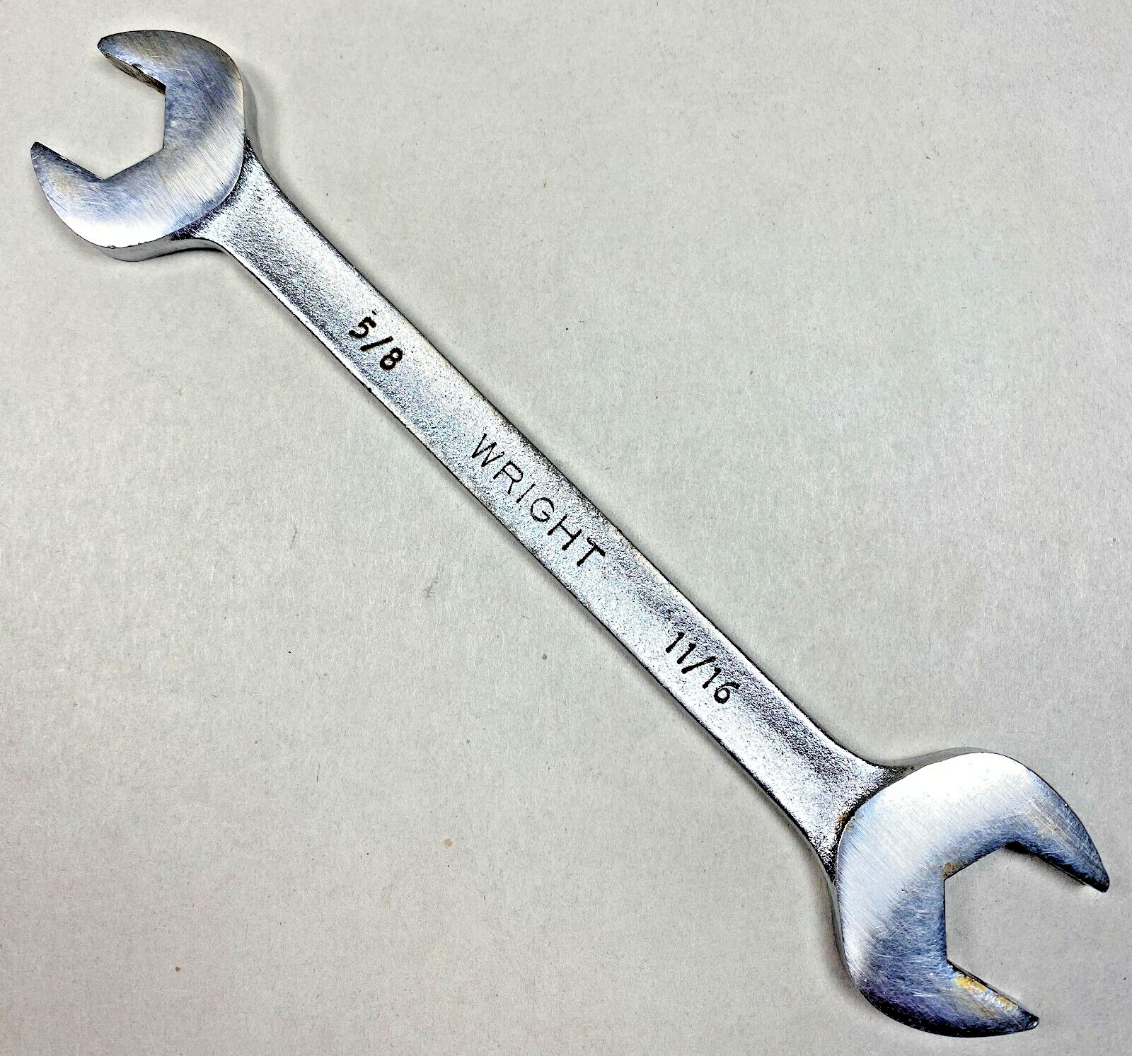Vintage Wright Tools 1322 – Open End Wrench 5/8″ x 11/16″ Made in USA Tool Nice