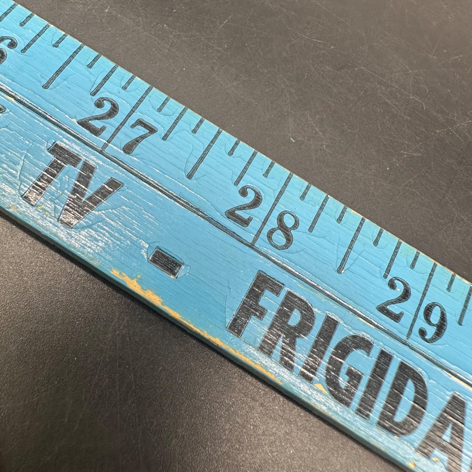 Vintage Folding Yardsticks Ruler TV Appliance Advertising Texas Red Yellow Blue