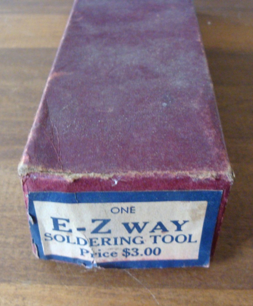Vintage E-Z Way Soldering Tool in Original Box