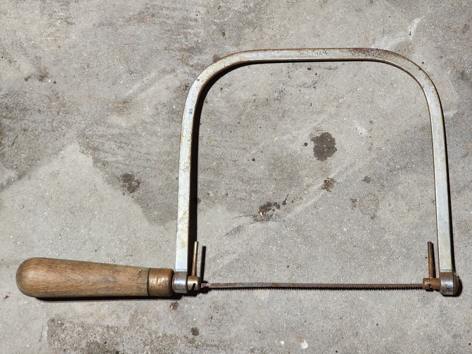 Vintage Waltham Coping/Scroll Saw, A.S. & Co., 6-1/2″ Blade, 6 1/2″ USA