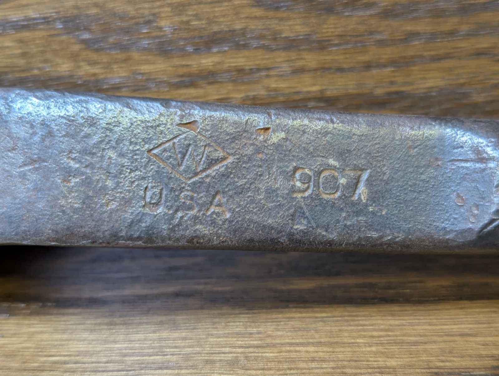 Vtg Williams USA 907 Spud Wrench 1-1/16 / 15.5″ OAL Iron Worker for Restoration