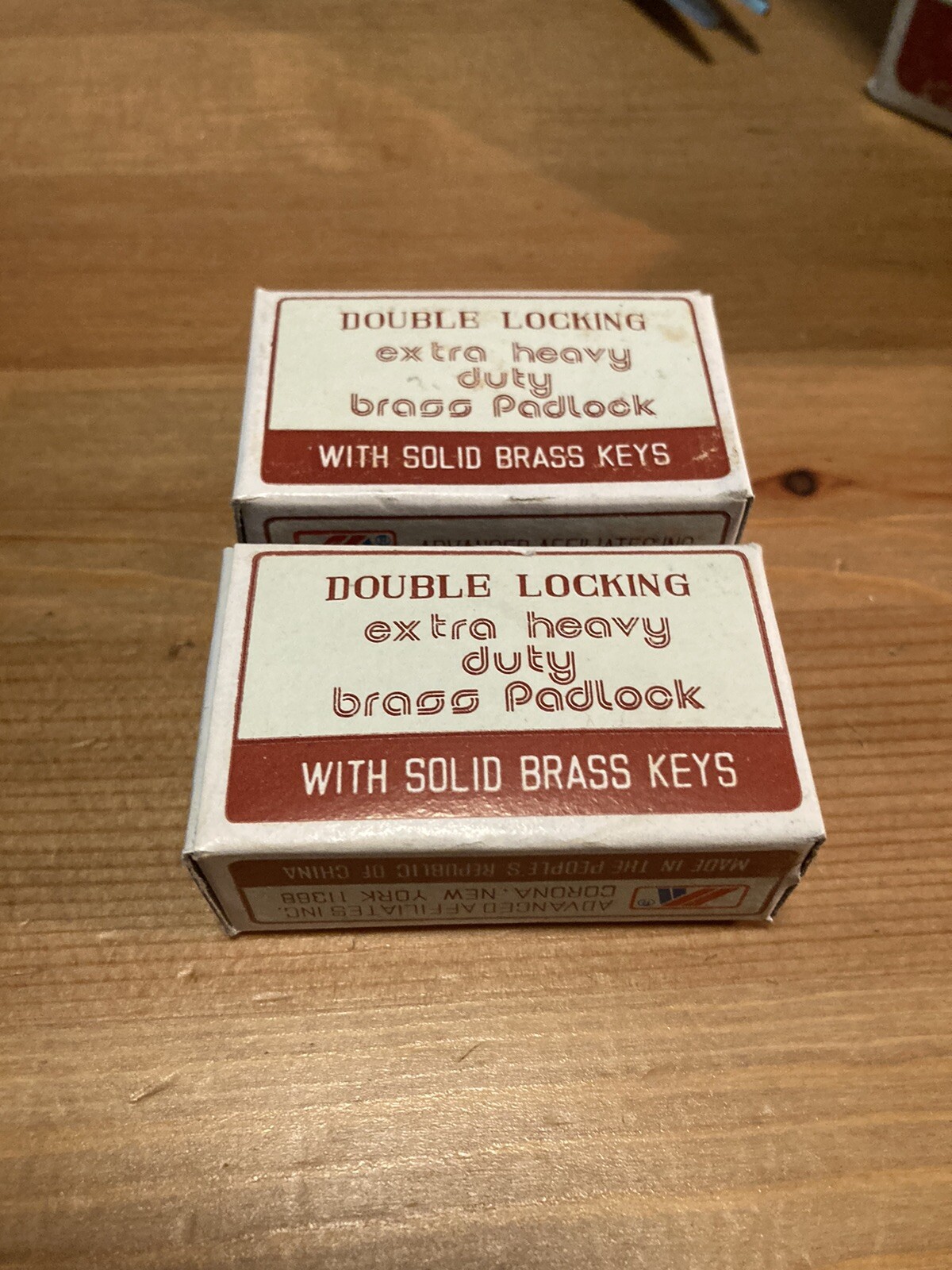 2 Brass Padlocks Extra Heavy Duty 30mm Lock Double Locking Advanced Affiliates