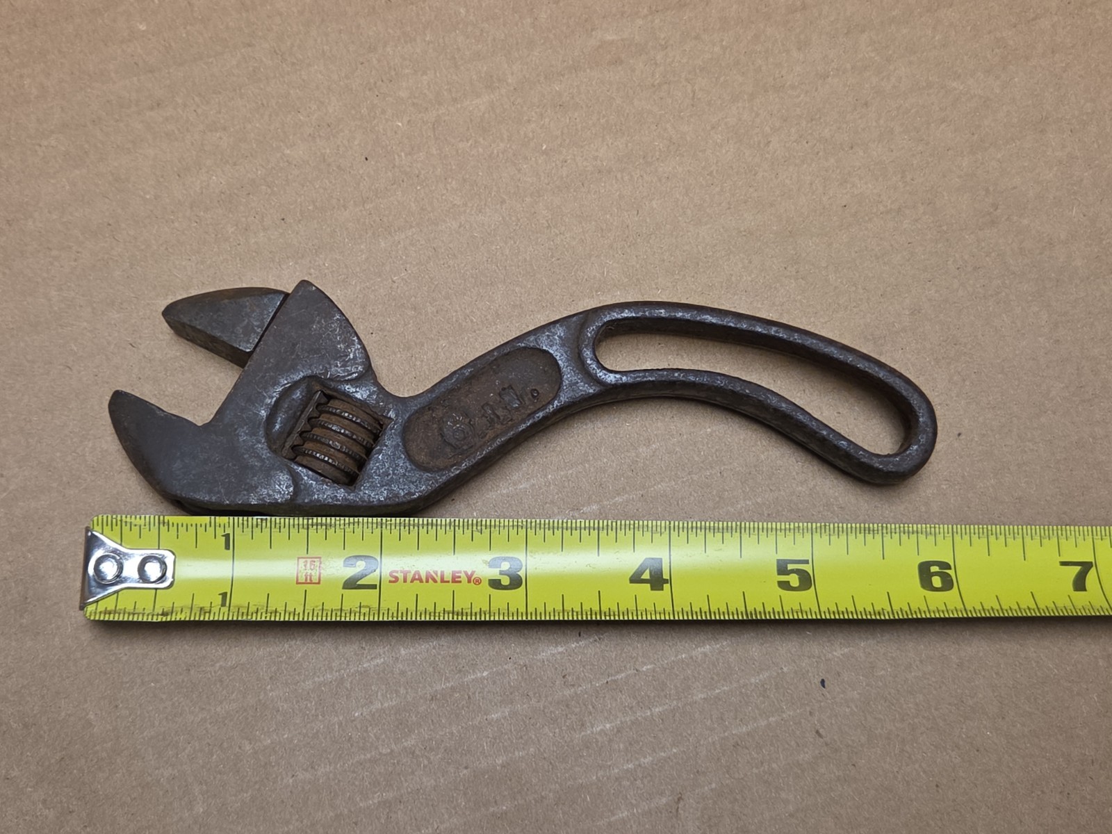 Vintage B & C Curved 6 Inch Wrench *SEE PICS