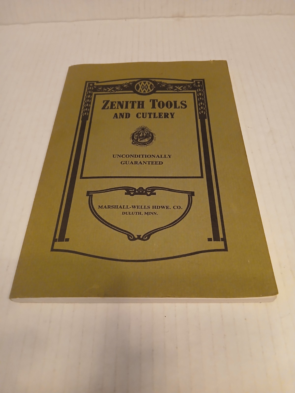 Zenith Tools and Cutlery Marshall-Wells Hdwe. Co. Catalog Facsimile