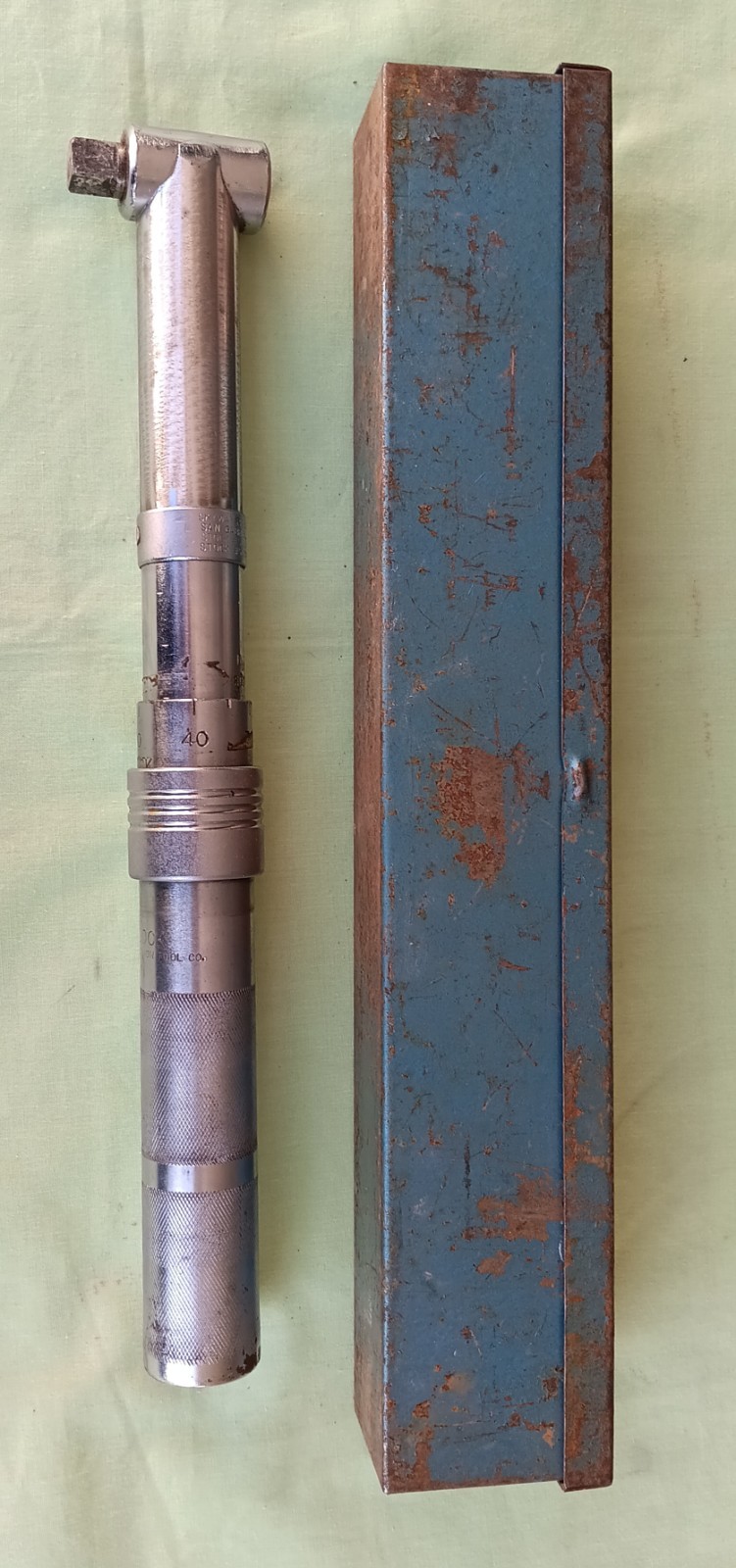 Vintage RARE Skyway Precision Tool Aircraft Fixed Head Torque Wrench ST-750A-1