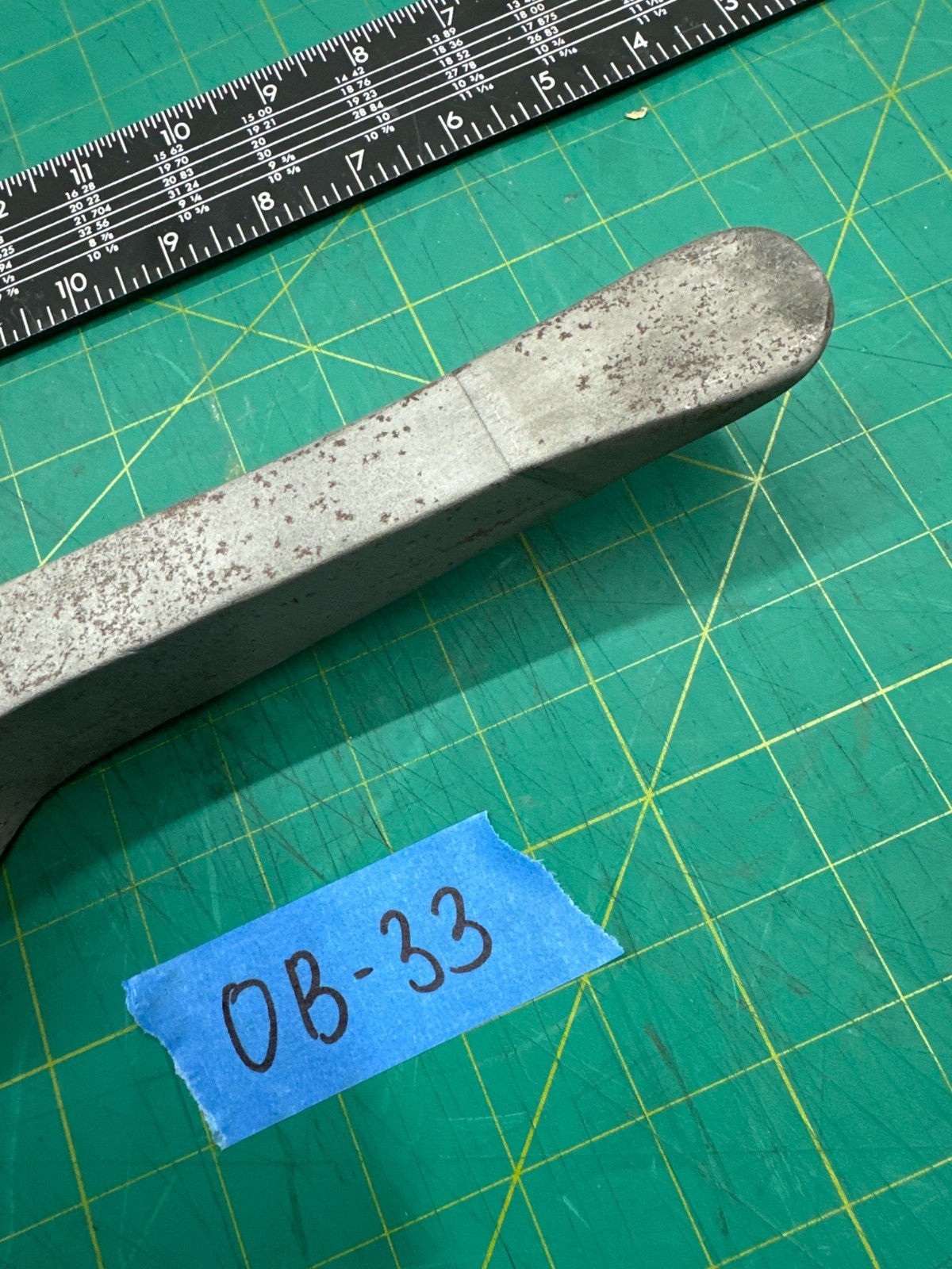 Vintage 19” Long Railway Pick Axe Head Tool Steam Bunk Double- Sided
