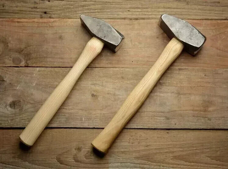 Blacksmith’s cross peen hammer set of 2 pies, hand forged Hammer