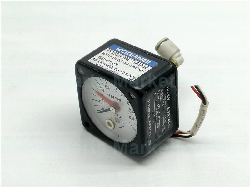 Koganei GS1-50-DL GS150DL Pressure Gauge With Built-In Switch 0.1-0.83MPa DC30V