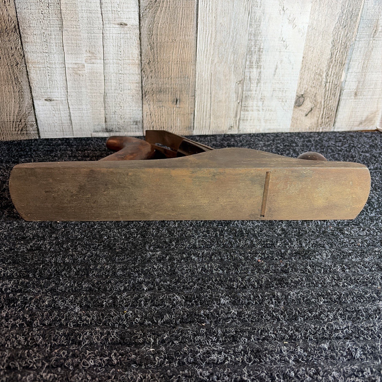 VINTAGE STANLEY BAILEY NO. 5 Wood Plane Patent APR 19-10, Smooth Bottom 14”