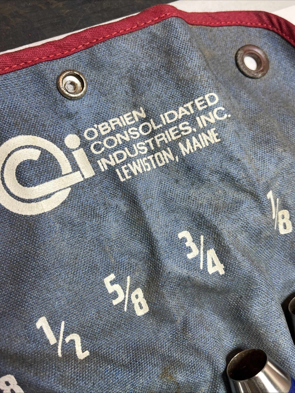O’Brien Consolidated 6 Piece Arbor Punch Set Used , Incomplete