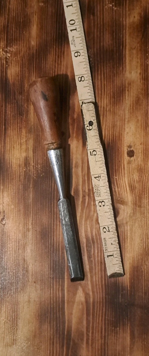Vintage FULTON # 81 Timber Framing Wood Slick Socket Chisel “1/2