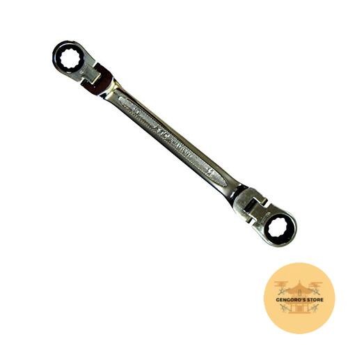 KTC Gear Wrench LMR1-1719F-F Flex Head 17x19mm Ratcheting Box Wrench Japan