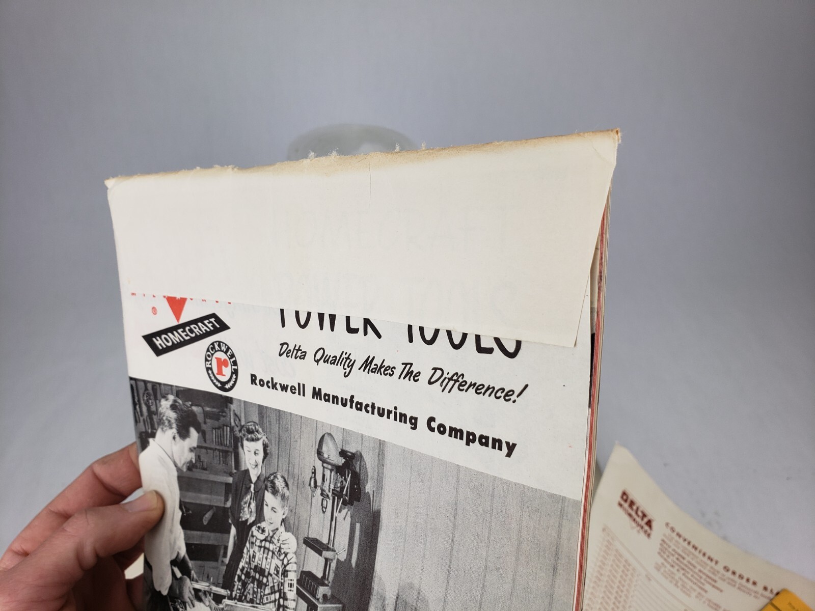 Vintage Delta Milwaukee Rockwell Homecraft Power Tools Catalog Oct. 1953