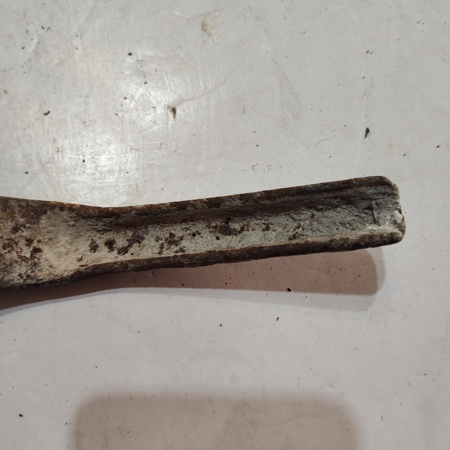 W Rose Tool Co 7/8 x 3/4 in Convex Brick Jointer Masonry 10.5in Vintage